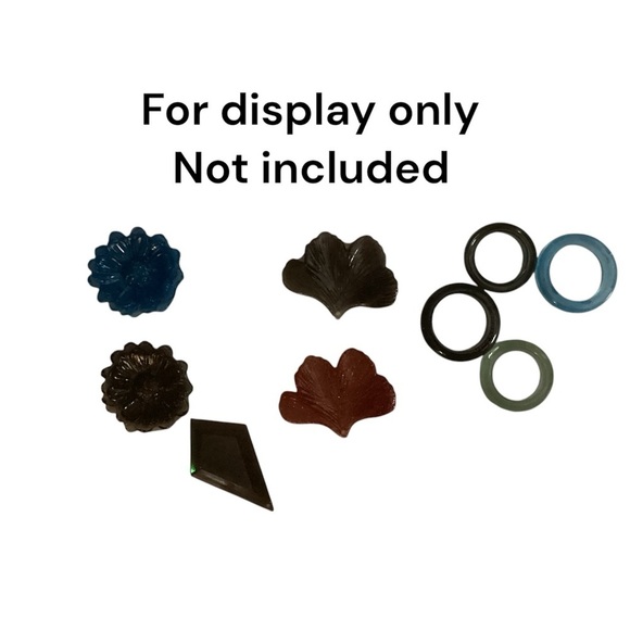 SILICONE MOLDS FOR RESIN/EPOXY ART. 12 MOLDS FOR JEWELRY & KEYCHAIN MAKING - Picture 9 of 9